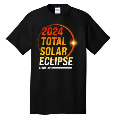 2024 Total Solar Eclipse April 08 2024 Tall T-Shirt