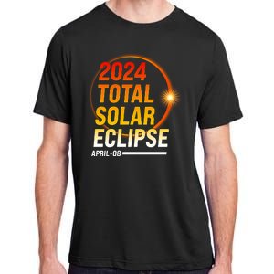 2024 Total Solar Eclipse April 08 2024 Adult ChromaSoft Performance T-Shirt