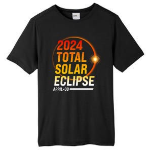 2024 Total Solar Eclipse April 08 2024 Tall Fusion ChromaSoft Performance T-Shirt