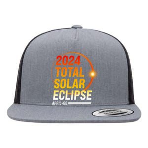 2024 Total Solar Eclipse April 08 2024 Flat Bill Trucker Hat