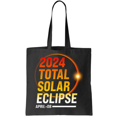 2024 Total Solar Eclipse April 08 2024 Tote Bag