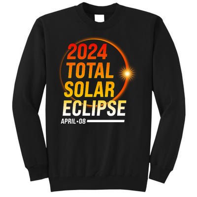 2024 Total Solar Eclipse April 08 2024 Tall Sweatshirt