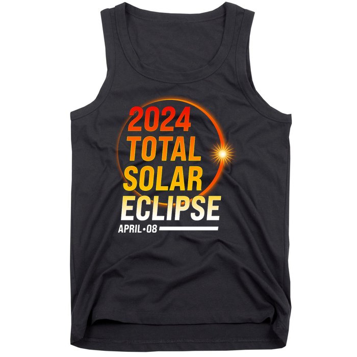 2024 Total Solar Eclipse April 08 2024 Tank Top