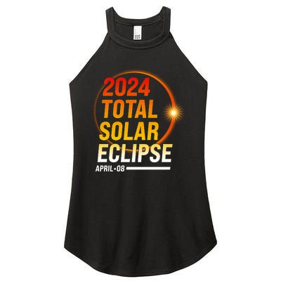 2024 Total Solar Eclipse April 08 2024 Women’s Perfect Tri Rocker Tank