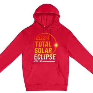 2024 Total Solar Eclipse April 08 2024 Premium Pullover Hoodie