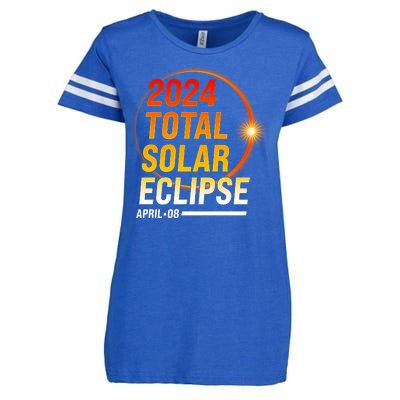 2024 Total Solar Eclipse April 08 2024 Enza Ladies Jersey Football T-Shirt