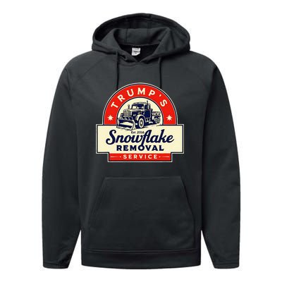 2024 Trumps Snowflake Removal Service Trump Performance Fleece Hoodie