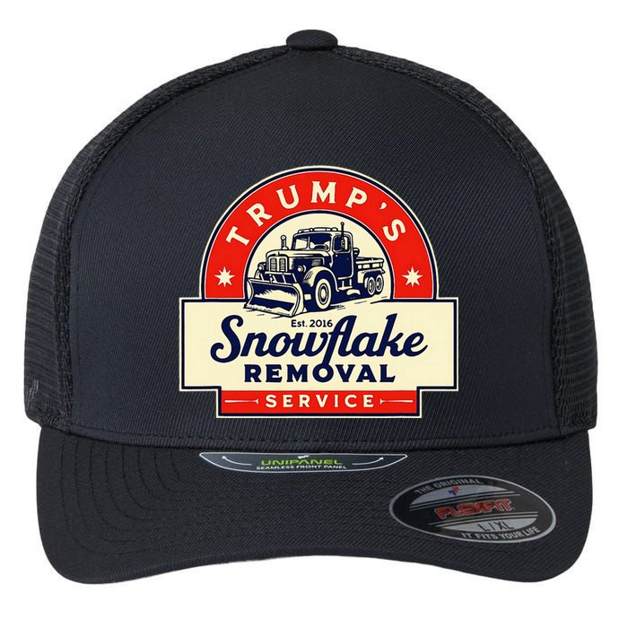 2024 Trumps Snowflake Removal Service Trump Flexfit Unipanel Trucker Cap