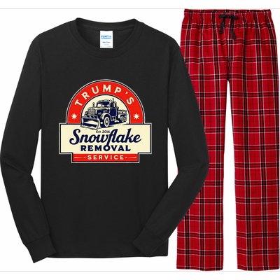 2024 Trumps Snowflake Removal Service Trump Long Sleeve Pajama Set