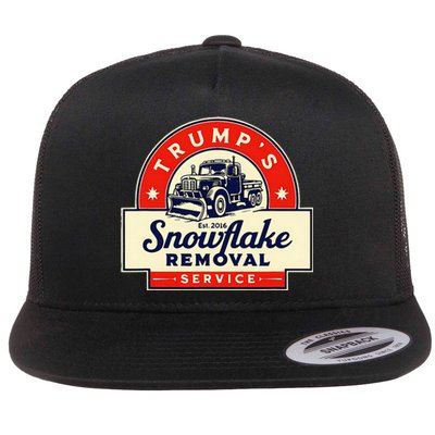 2024 Trumps Snowflake Removal Service Trump Flat Bill Trucker Hat