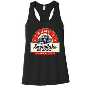 2024 Trumps Snowflake Removal Service Trump Women's Racerback Tank