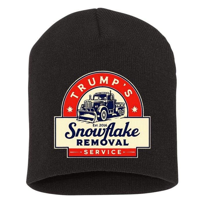 2024 Trumps Snowflake Removal Service Trump Short Acrylic Beanie