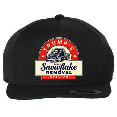 2024 Trumps Snowflake Removal Service Trump Wool Snapback Cap