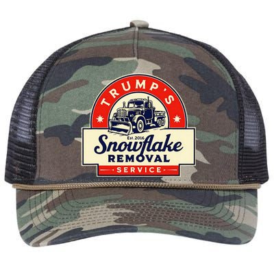 2024 Trumps Snowflake Removal Service Trump Retro Rope Trucker Hat Cap