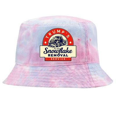 2024 Trumps Snowflake Removal Service Trump Tie-Dyed Bucket Hat