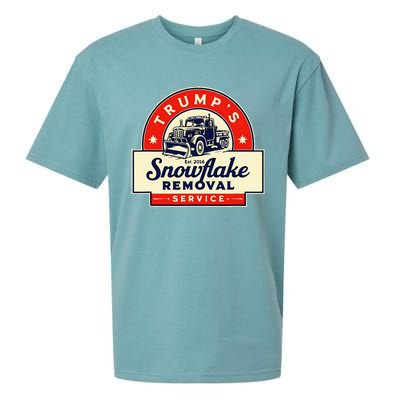 2024 Trumps Snowflake Removal Service Trump Sueded Cloud Jersey T-Shirt