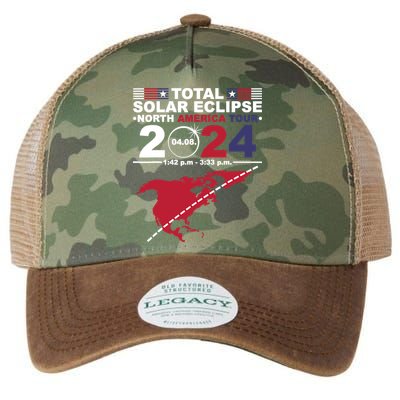 2024 Total Solar Eclipse April 8 Path Of The Eclipse Legacy Tie Dye Trucker Hat