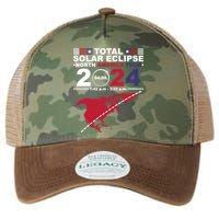 2024 Total Solar Eclipse April 8 Path Of The Eclipse Legacy Tie Dye Trucker Hat