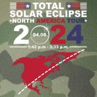 2024 Total Solar Eclipse April 8 Path Of The Eclipse Legacy Tie Dye Trucker Hat