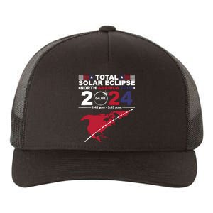 2024 Total Solar Eclipse April 8 Path Of The Eclipse Yupoong Adult 5-Panel Trucker Hat