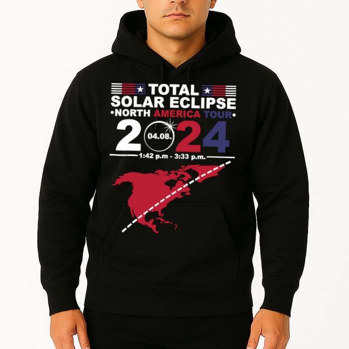 2024 Total Solar Eclipse April 8 Path Of The Eclipse Hoodie