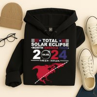 2024 Total Solar Eclipse April 8 Path Of The Eclipse Hoodie