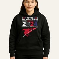 2024 Total Solar Eclipse April 8 Path Of The Eclipse Hoodie