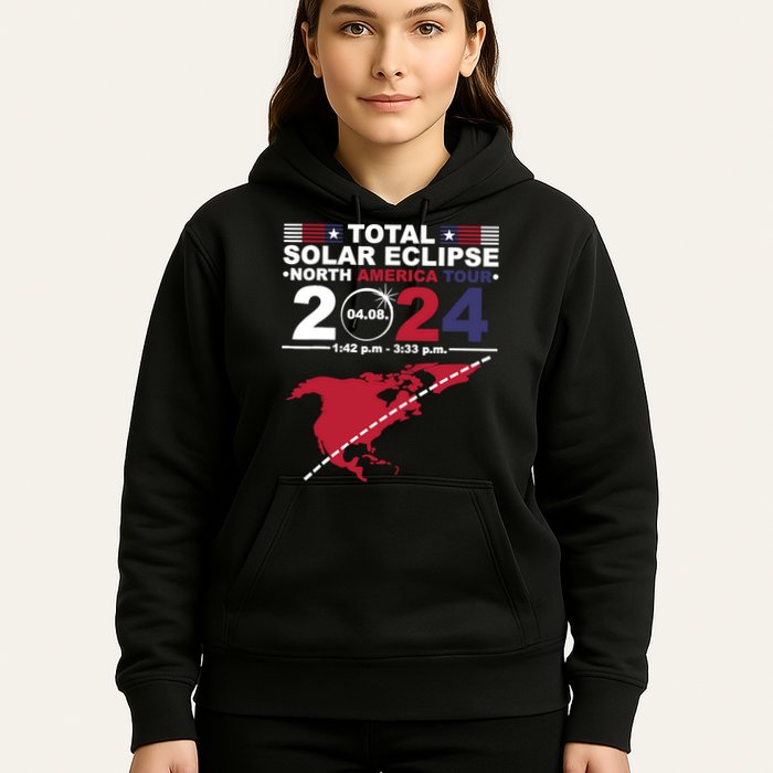 2024 Total Solar Eclipse April 8 Path Of The Eclipse Hoodie