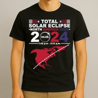 2024 Total Solar Eclipse April 8 Path Of The Eclipse T-Shirt