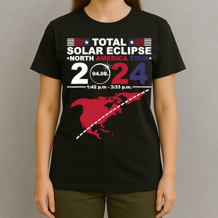 2024 Total Solar Eclipse April 8 Path Of The Eclipse T-Shirt