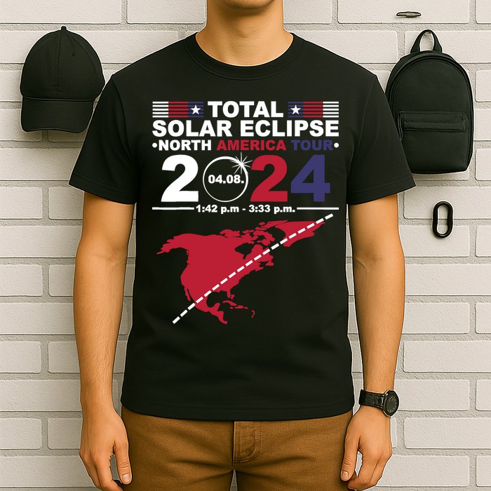 2024 Total Solar Eclipse April 8 Path Of The Eclipse T-Shirt