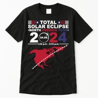 2024 Total Solar Eclipse April 8 Path Of The Eclipse Tall T-Shirt