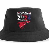2024 Total Solar Eclipse April 8 Path Of The Eclipse Sustainable Bucket Hat