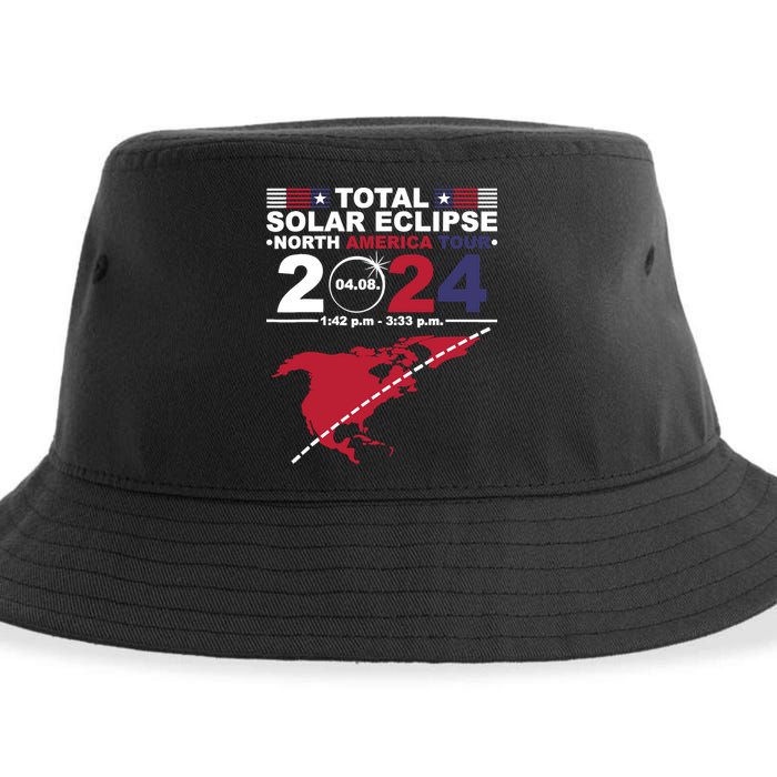 2024 Total Solar Eclipse April 8 Path Of The Eclipse Sustainable Bucket Hat