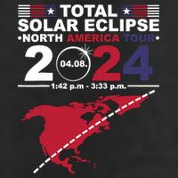 2024 Total Solar Eclipse April 8 Path Of The Eclipse Knit Cap Winter Beanie