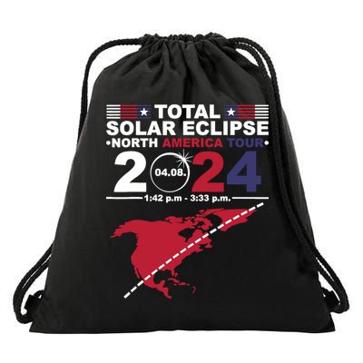 2024 Total Solar Eclipse April 8 Path Of The Eclipse Drawstring Bag