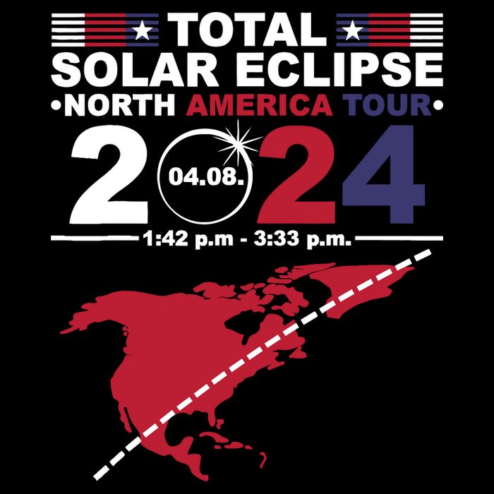 2024 Total Solar Eclipse April 8 Path Of The Eclipse Drawstring Bag