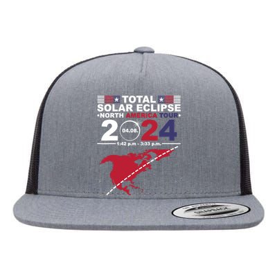 2024 Total Solar Eclipse April 8 Path Of The Eclipse Flat Bill Trucker Hat