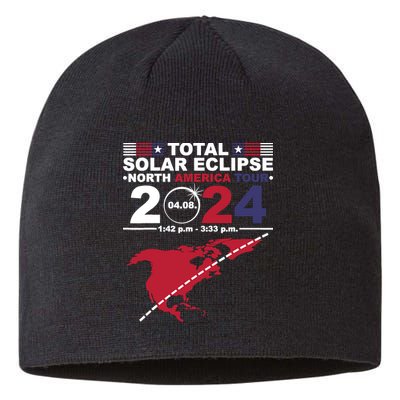 2024 Total Solar Eclipse April 8 Path Of The Eclipse Sustainable Beanie
