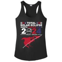 2024 Total Solar Eclipse April 8 Path Of The Eclipse Ladies PosiCharge Competitor Racerback Tank