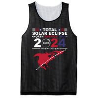 2024 Total Solar Eclipse April 8 Path Of The Eclipse Mesh Reversible Basketball Jersey Tank