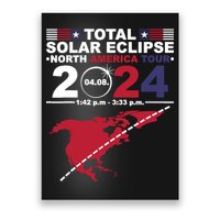 2024 Total Solar Eclipse April 8 Path Of The Eclipse Poster