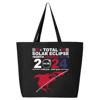 2024 Total Solar Eclipse April 8 Path Of The Eclipse 25L Jumbo Tote