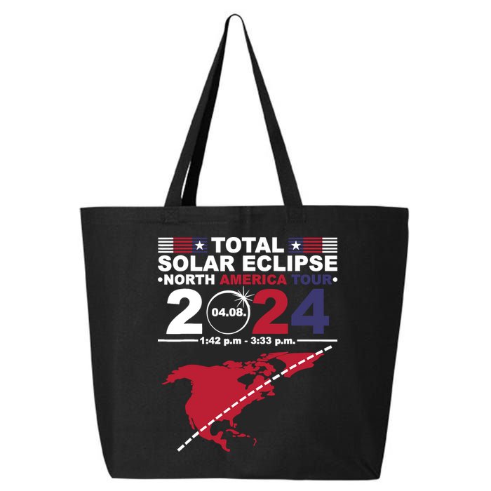 2024 Total Solar Eclipse April 8 Path Of The Eclipse 25L Jumbo Tote