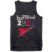 2024 Total Solar Eclipse April 8 Path Of The Eclipse Tank Top