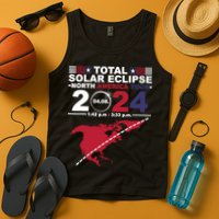 2024 Total Solar Eclipse April 8 Path Of The Eclipse Tank Top