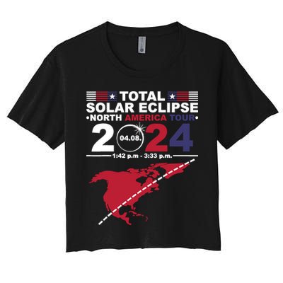 2024 Total Solar Eclipse April 8 Path Of The Eclipse Crop Top