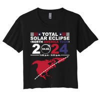 2024 Total Solar Eclipse April 8 Path Of The Eclipse Crop Top