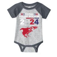 2024 Total Solar Eclipse April 8 Path Of The Eclipse Infant Baby Jersey Bodysuit