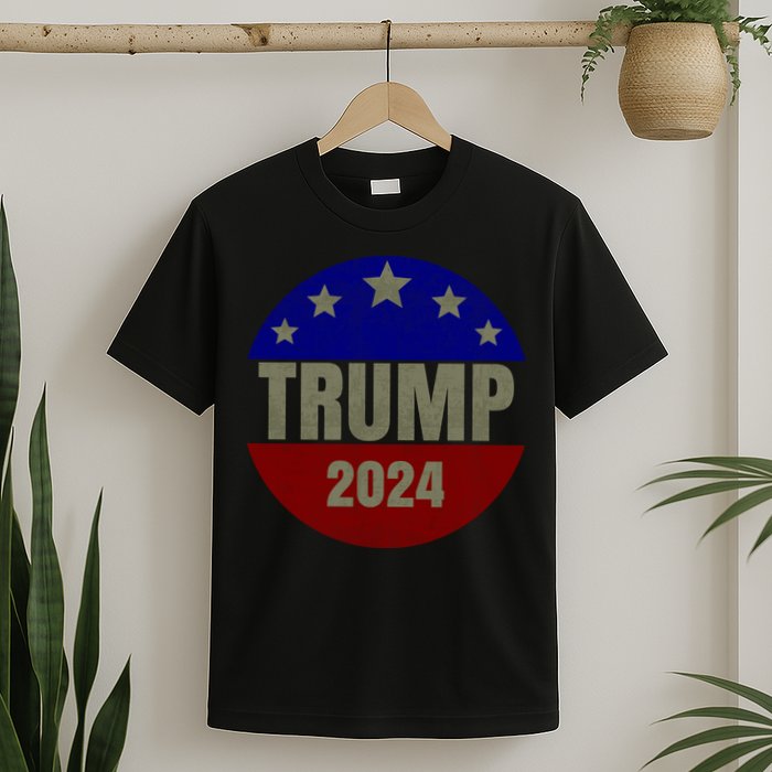 2024 Trump, Save America Again USA Flag T-Shirt